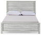 Panel Full Bed, Gray