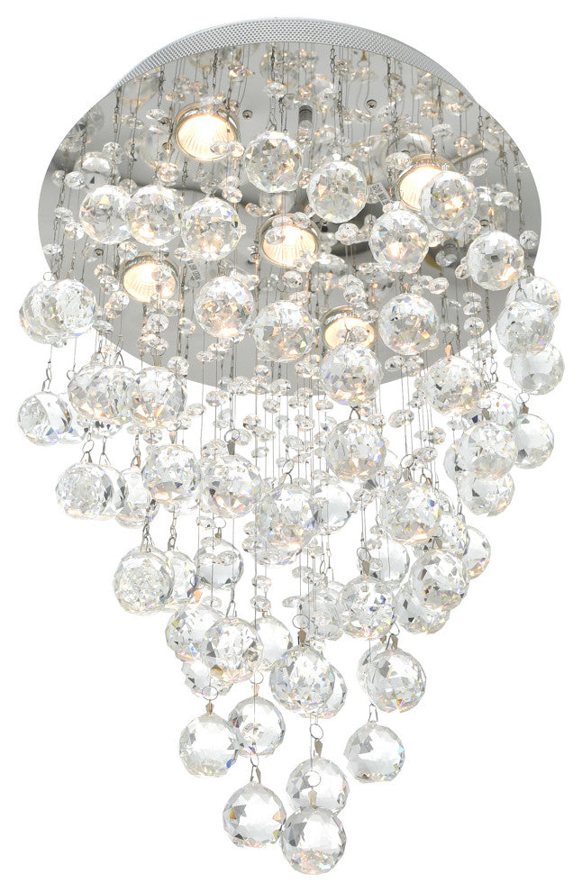 Rain Drop Flush Mount, 16 Inches