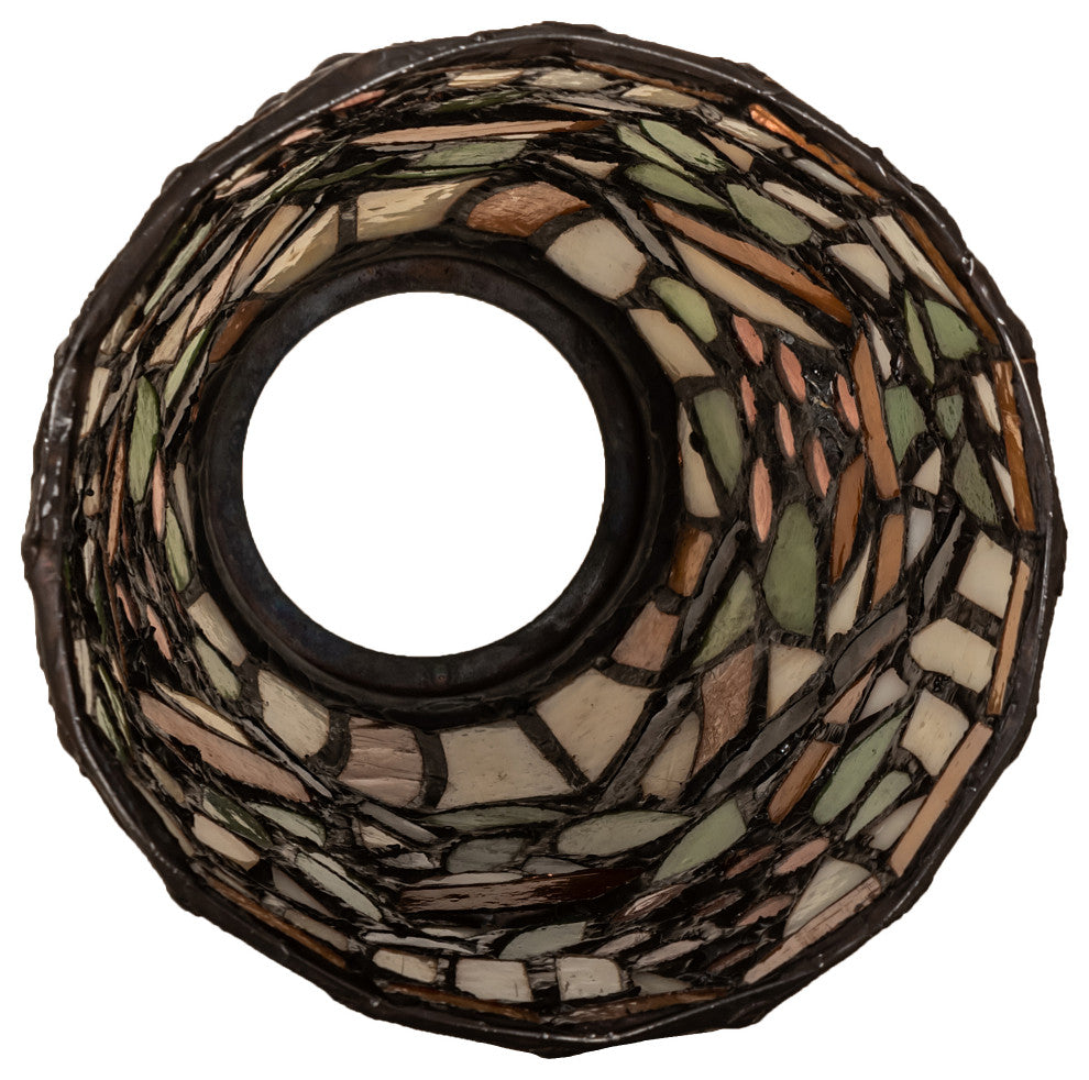 4 Wide Jeweled Grape Fan Light Shade