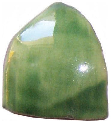 10 pcs Green Clay Talavera Quarter Round Beak