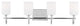 Visual Comfort Studio 4457104EN3-05 LED Bath Wall Sconce, Oak Moore