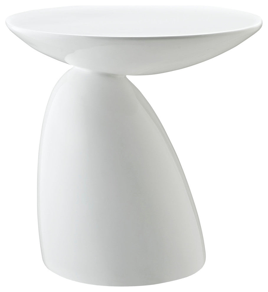 Modern White Flow Side Table