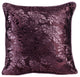 Throw Pillow Covers 12" x 12" Pillowcase Purple Velvet Floral - Plum Rose Bush