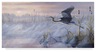 Wilhelm Goebel 'Rising Marsh' Canvas Art, 32"x16"