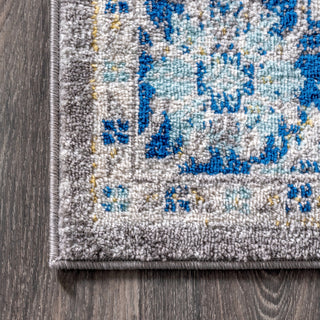 Modern Persian Boho Floral Area Rug, 5 X 8