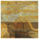 "Golden Ribbons" Digital Paper Print by Joan Elan Davis, 26"x26"