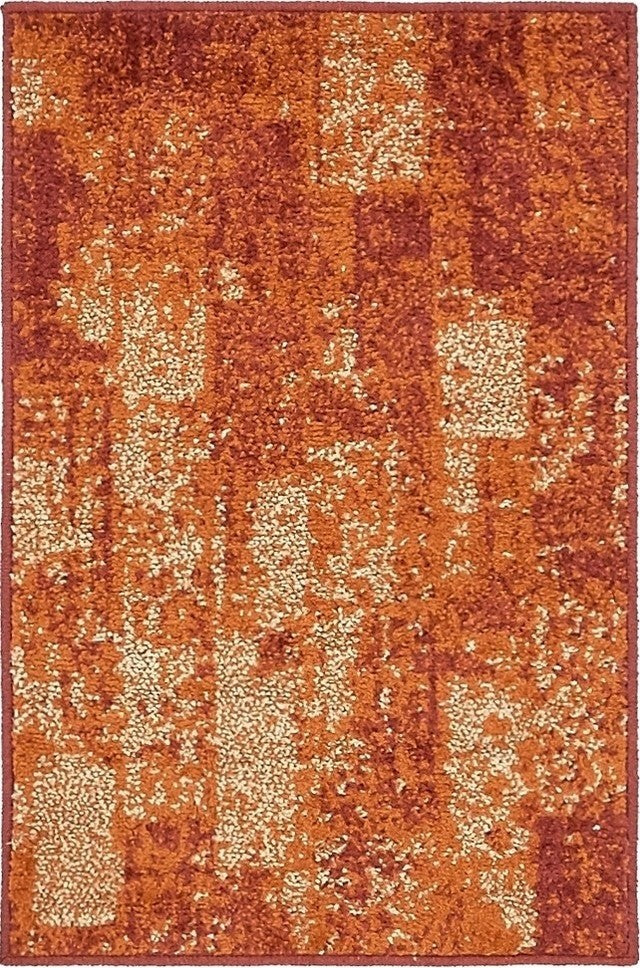 Unique Loom Terracotta Autumn Plymouth 2' 0 x 3' 0 Area Rug