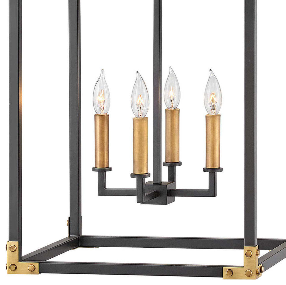 Hinkley Louis Large Open Frame, Satin Black