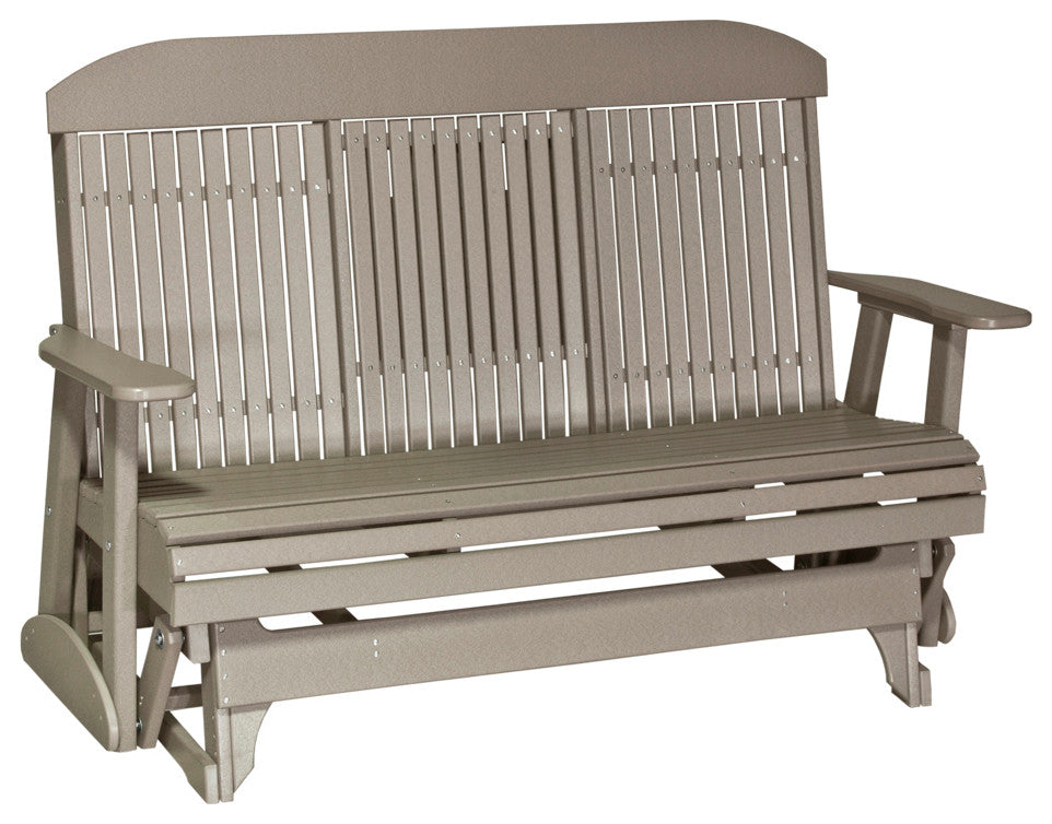 Poly Classic Glider, Weatherwood, 5 Foot, Standard