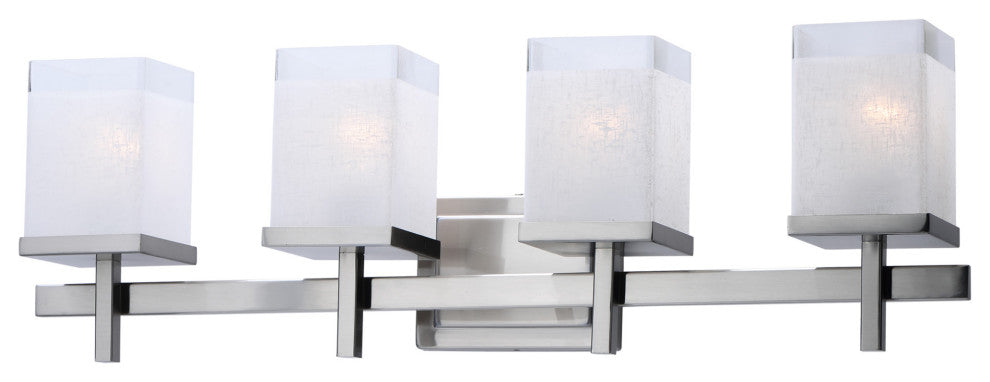 Maxim 2154LN Tetra 30"W Bathroom Light - Satin Nickel