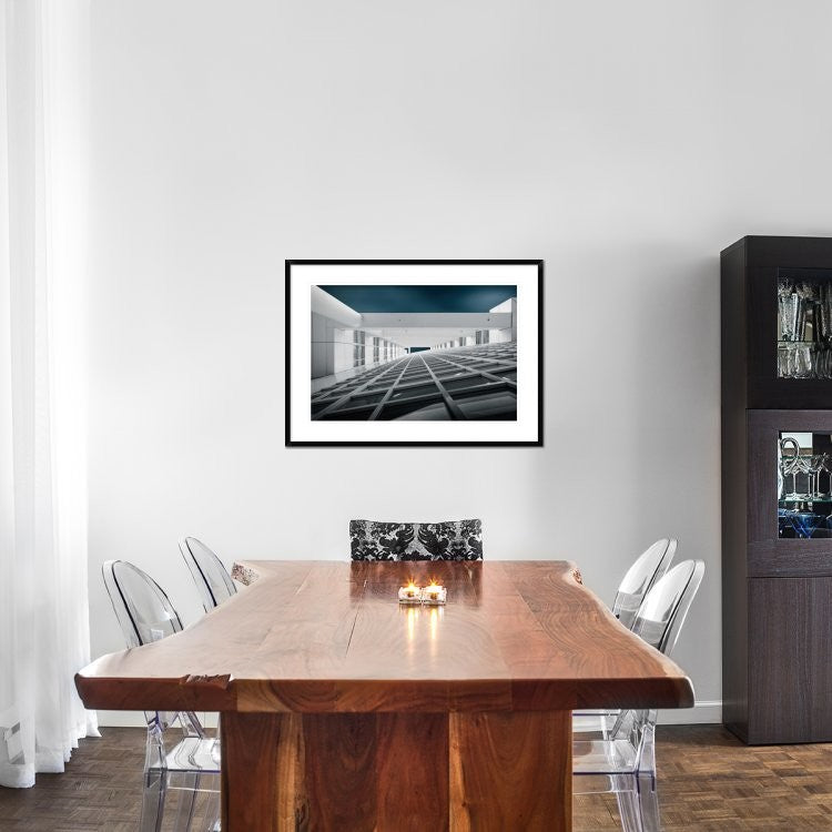 "Corridors Of Power" Framed Digital Print by Michiel Hageman, 38x27"