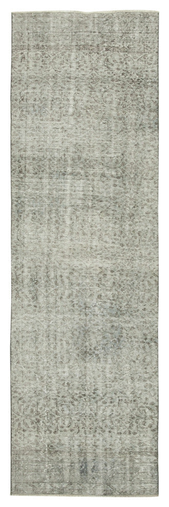 Rug N Carpet - Handwoven Turkish 3' 0" x 10' 0" Vintage Hallway Runner Rug
