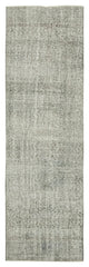 Rug N Carpet - Handwoven Turkish 3' 0" x 10' 0" Vintage Hallway Runner Rug