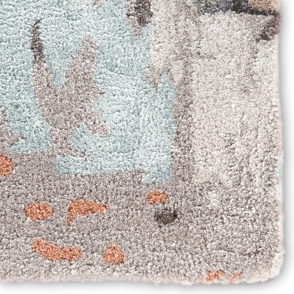Jaipur Living Luella Handmade Gray/Blush Rug, 2'x3'