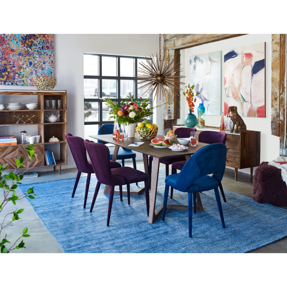 Contemporary Nix Vase Blue - Blue