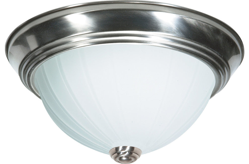 Nuvo 2 Light 13W Fluorescent Brushed Nickel Close-to-Ceiling Light Fixture