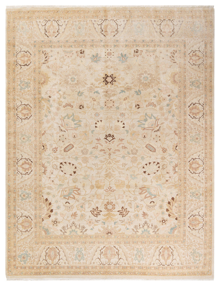 Mogul, One-of-a-Kind Hand-Knotted Area Rug Ivory, 8' 2" x 10' 5"