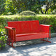 Bates Sofa Glider, Red