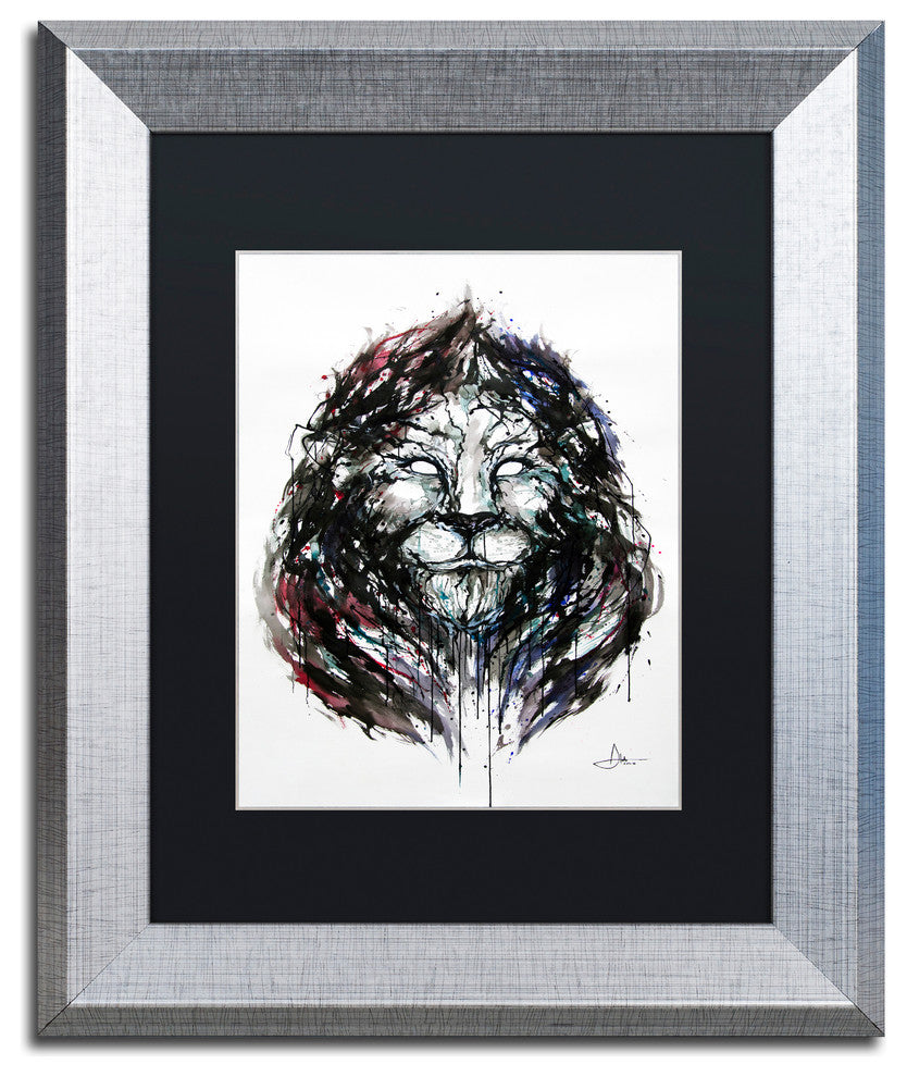 Marc Allante 'Ozymandius' Art, Silver Frame, Black Mat, 14x11