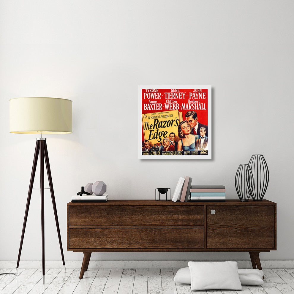 "The Razors Edge" Stretched Canvas Giclee by Hollywood Photo Archive, 30x30"