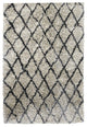 Classic Home Diamond Ritz Shag Light Gray 5x8 Rug