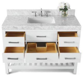 Elizabeth 48" Bath Vanity Set, White