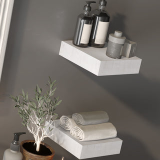 WELLAND Colin 10" Deep Floating Shelves Rustic Wall Shelf, 10"