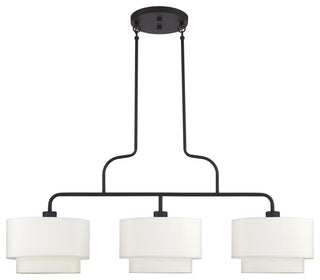 Manorwood 3 Light Bronze Extra Large Linear Chandelier