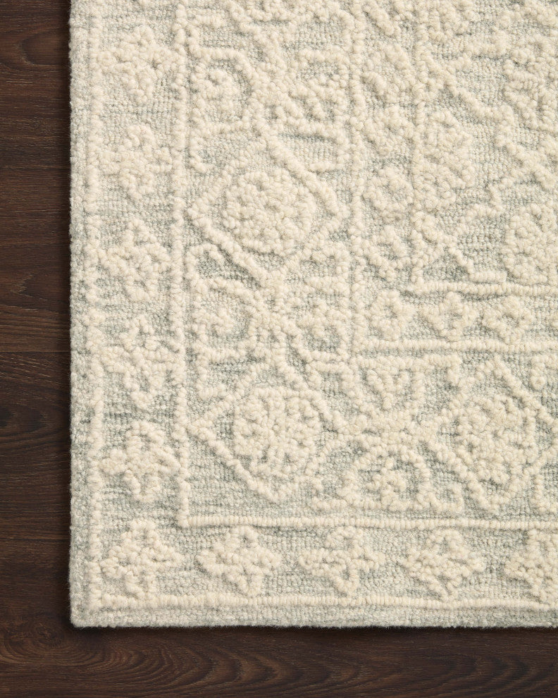 Loloi Cecelia Mist / Ivory 2'-3" x 3'-9" Area Rug