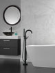 Delta Trinsic Single Handle Vessel Bathroom Faucet, Matte Black, 759-BL-DST
