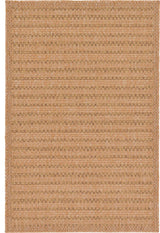 Rug Unique Loom Outdoor Border Light Brown Rectangular 3' 3 x 5' 0