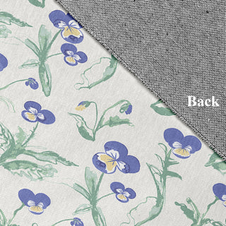 Bunch of Pansies Rug, Purple, 2'x3'