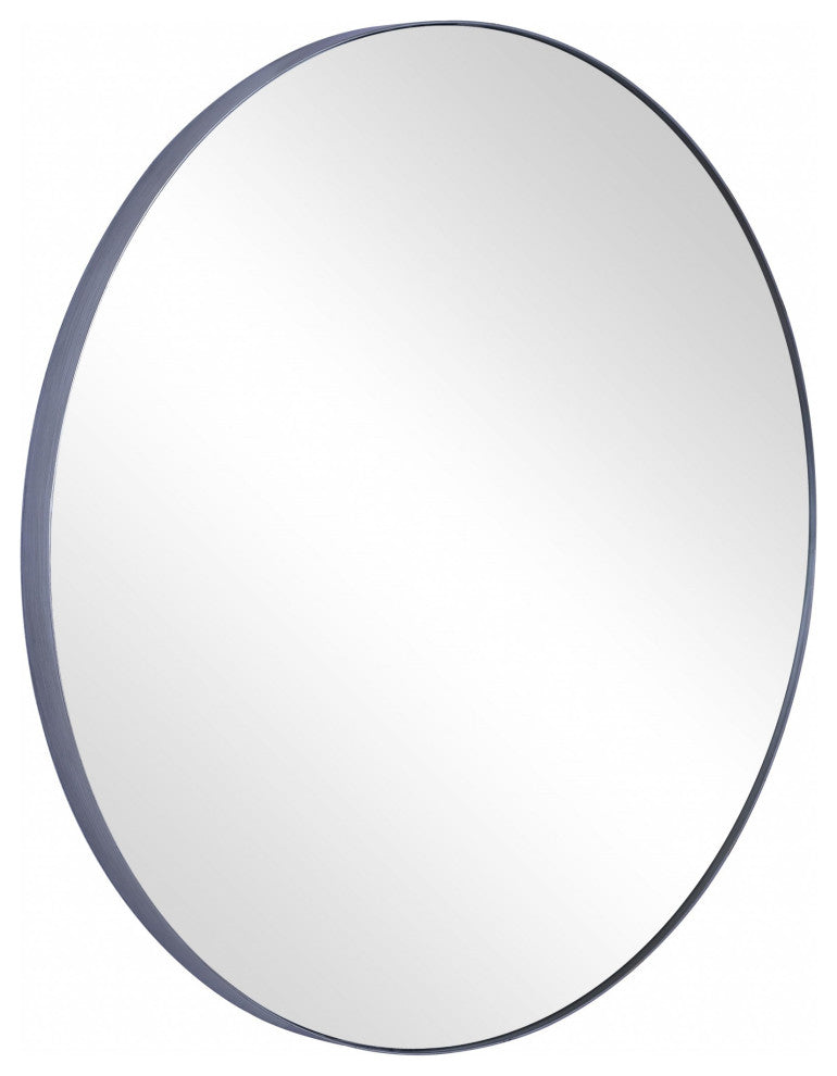 Clean and Chic Round Mirror