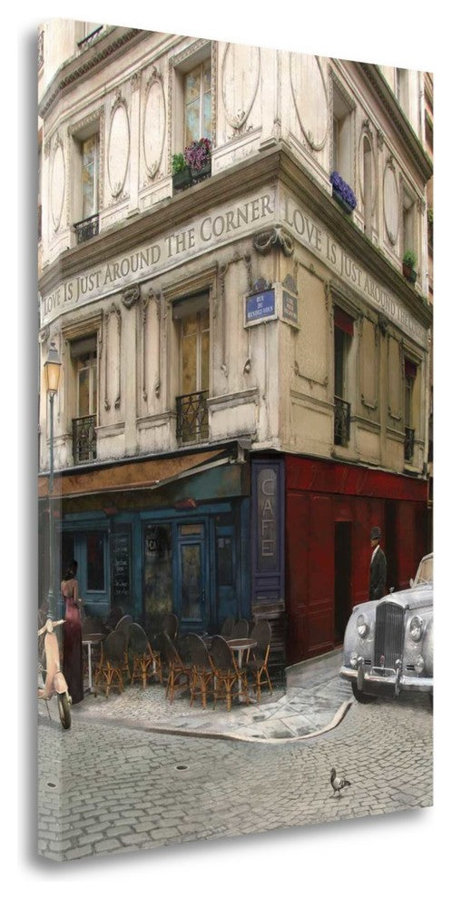 "Love Is Just Around The Corner" By Eric Yang, Giclee on Gallery Wrap Canvas