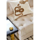 Muse Snake and Apple Throw Pillow