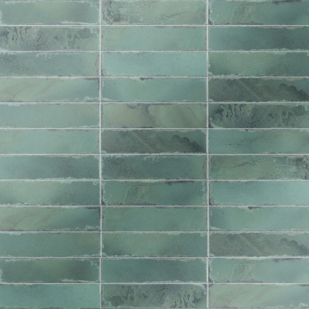 Luca Jade with Antimicrobial Glaze Ceramic Wall Tile