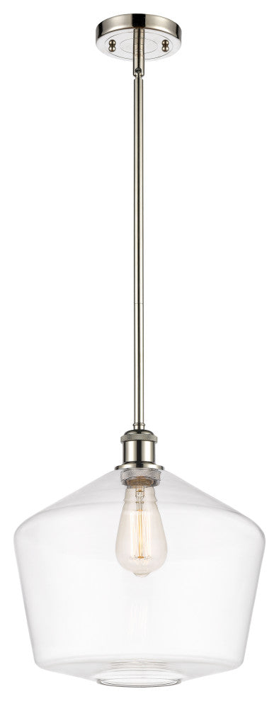 Innovations 516-1S-PN-G652-12 1-Light Mini Pendant, Polished Nickel