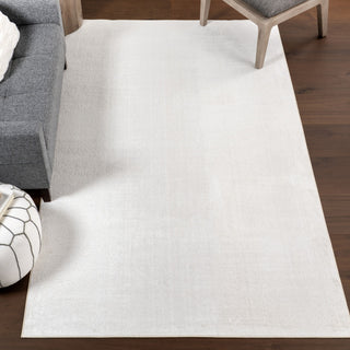 Nuloom Argelia Solid Washable Rug, Cream 7' 10" x 10'