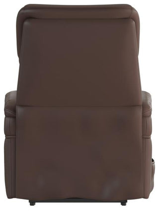 Hercules Series Remote Powered Lift Recliner, Cognac Leathersoft