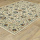 Fabienne Persian Indoor Ivory/Multi Area Rug, Ivory, 9'10"x12'10"