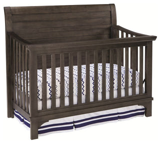 Taylor 57"W Wood Crib, River Rock