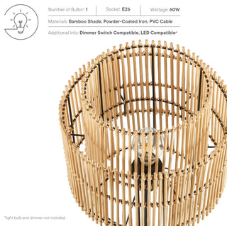 Nourish Bamboo Table Lamp in