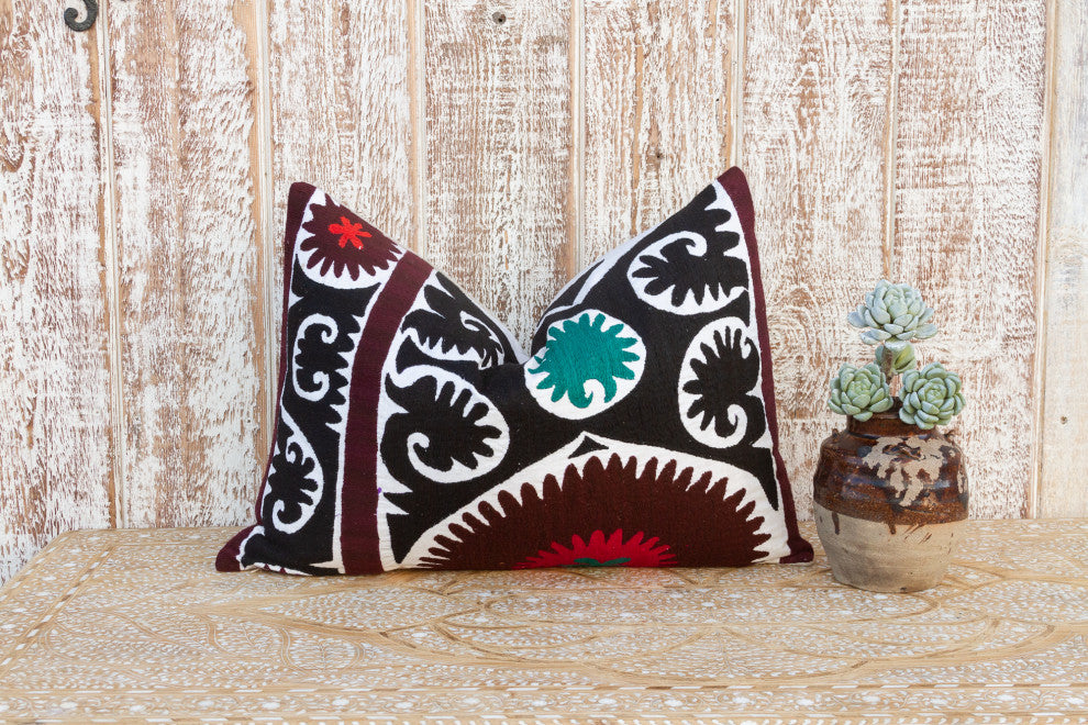 Zara Gul Suzani Lumbar Pillow