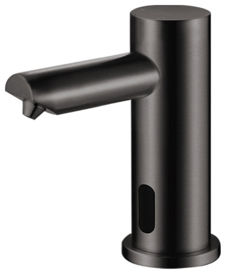 Marsala Minimalist Modern Matte Black Sensor Soap Dispenser