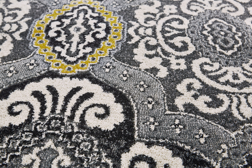 Weave & Wander Milania Rug, Fog, 10'x13'2"