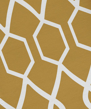 Charleston Geometric Print Napkin, Dijon, Yellow, Set of 4