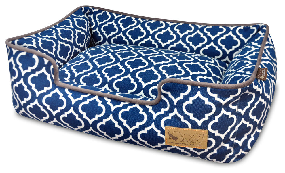 Lounge Bed Moroccan, Navy, Medium