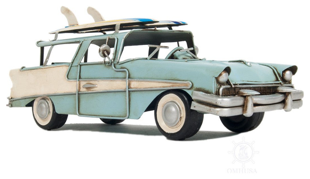 1957 Ford Country Squire Station Wagon Blue