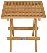 Seven Seas Teak Square Folding Picnic/Side Table