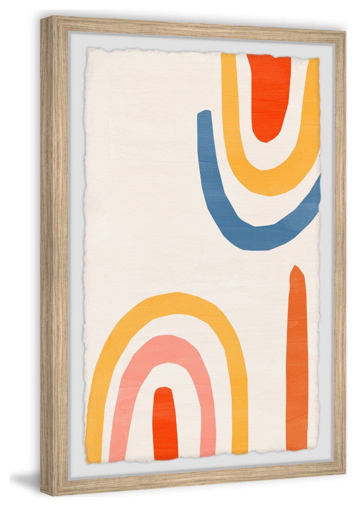 "Curved Edge" Framed Painting Print, 30x45